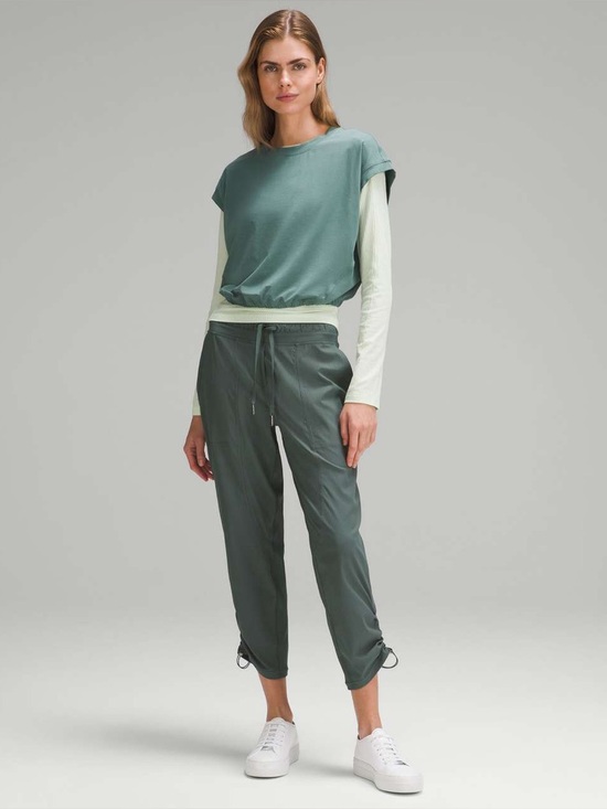 lululemon athletica Pants - Lululemon Dance Studio Mid-Rise Cropped Pant Dark Forest Swift Ankle Green 6